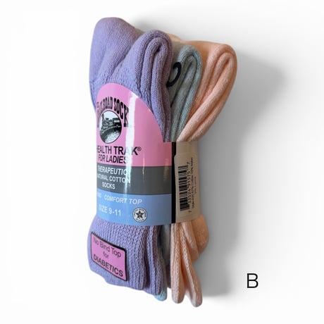 THE RAILROAD SOCK / Therapeutic Crew_(3pair) Candy Colors