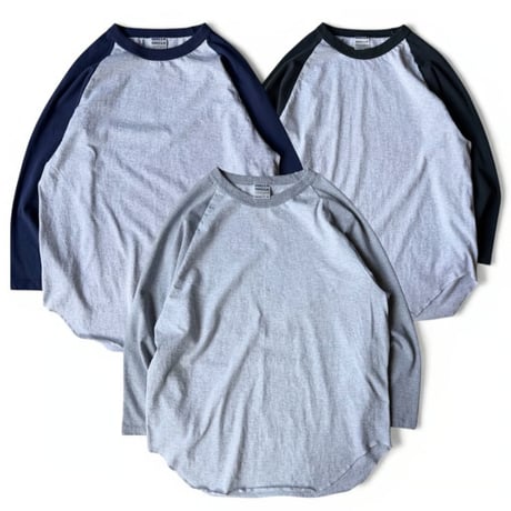 WALLA WALLA SPORT / 3/4 Baseball T ASH 2-Tone
