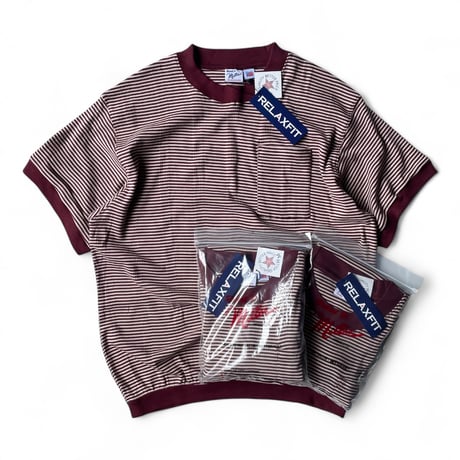 RELAXFIT / Miller × Relaxfit Panel Rib Border tshirt