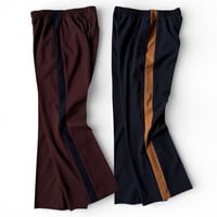PHEENY / Georgette Kersey Side-stripe Flare Pants