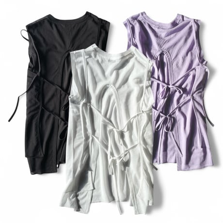 PHEENY / Cotton nylon sheer N/S ensemble