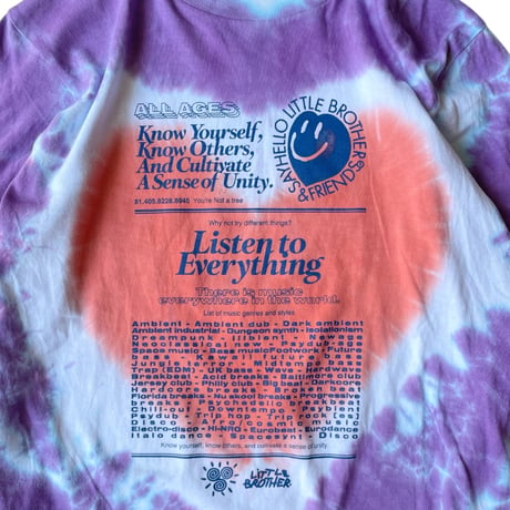 【KIDS】 SAYHELLO Little Brother / D.Y.E L/S Tee