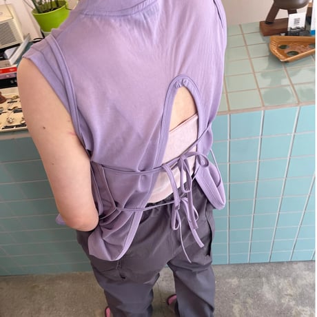PHEENY / Cotton nylon sheer N/S ensemble