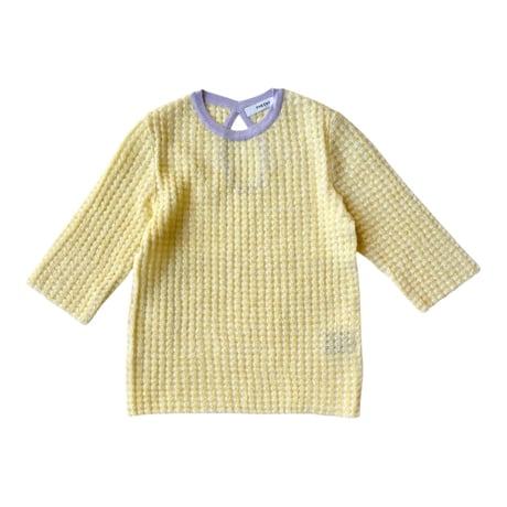 PHEENY / Check Jacquard Knit S/S