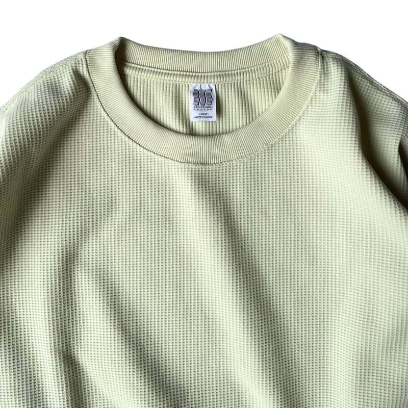 COMFORTABLE REASON / Poly Waffle Sweat | FLUTTER