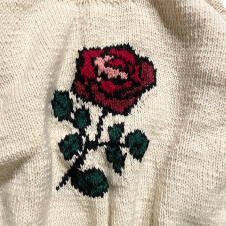 MacMahon Knitting Mills / Crew Neck Knit-ROSE