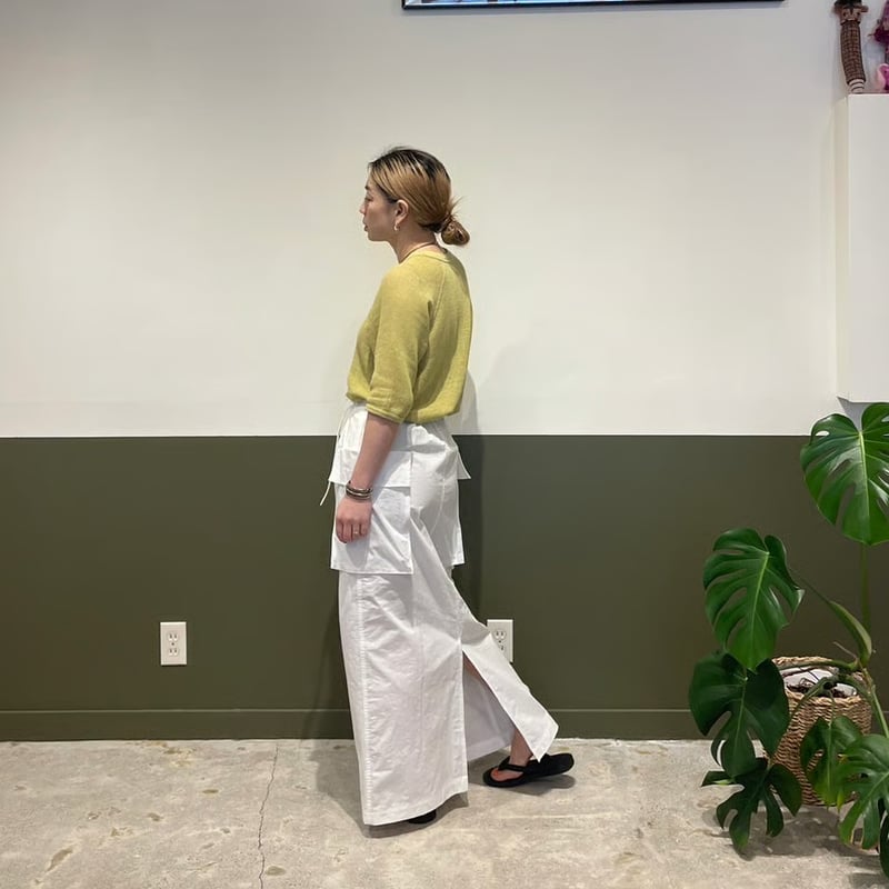 PHEENY / Cotton nylon dump military skirt | FLU 