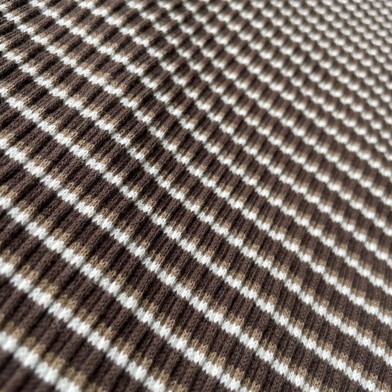 【新品】＜PHEENY＞マルチボーダー フレアパンツ　ivory 1 PHEENY Multi border n/s / flared pants – Chum!