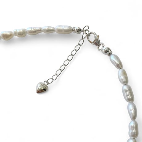 FLUTTER / Pearl＆Karen Silver choker