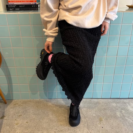 PHEENY / Shrink Lace Frill Skirt