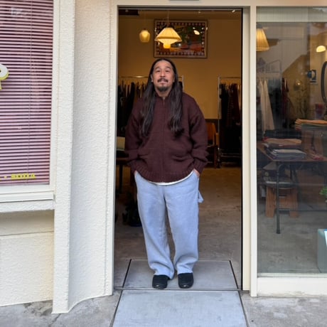 RELAXFIT / Zipup Cowichan sweater ”Texas”