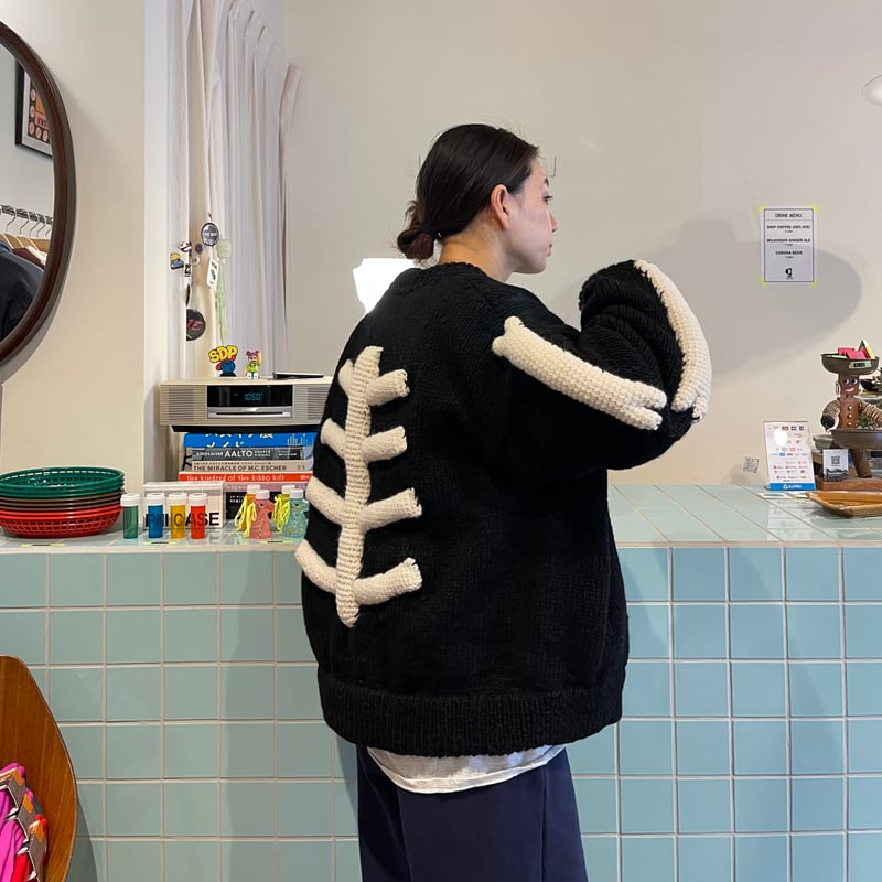 MacMahon Knitting Mills / Knit MA-1 3D BONE | F