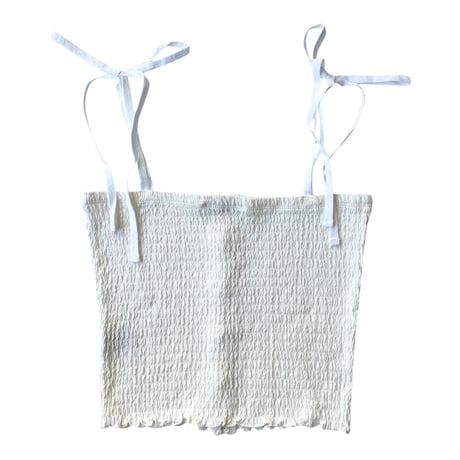 PHEENY / Cotton Shirring Camisole