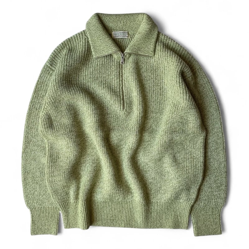 COMFORTABLE REASON / Harf Zip Knit | FLUTTER
