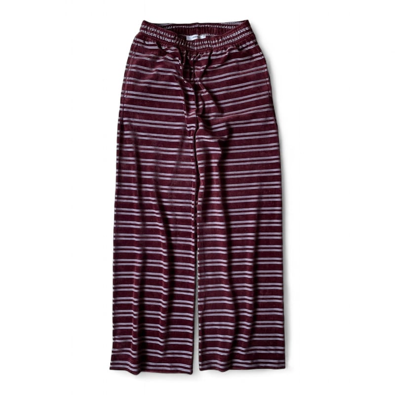 PHEENY / Velvet border wide pants | FLUTTER