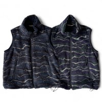 PHEENY / Wave boa vest