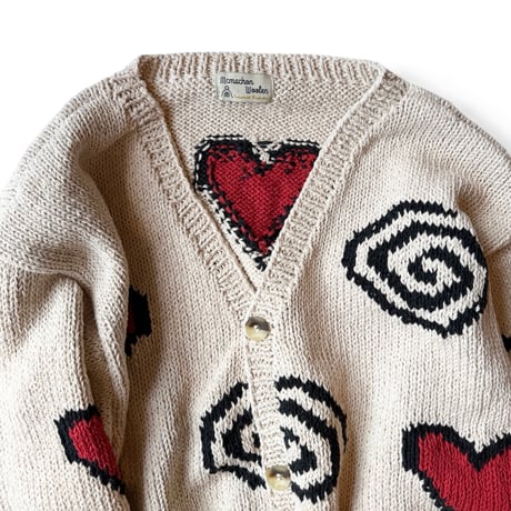 MacMahon Knitting Mills / Heart&Swirls Cardigan