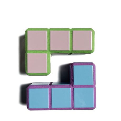 CEREAL  / TILE PLATE TETRIS L
