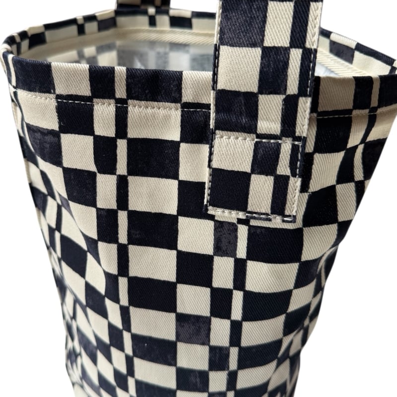 5月上旬再入荷】PHEENY / Checkered Bucket Tote Bag | F