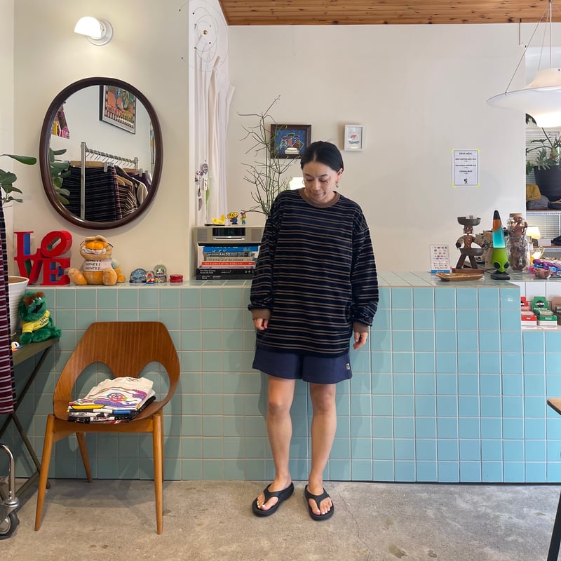 最終値下げ】PHEENY Velvet border L/S(BOYS)