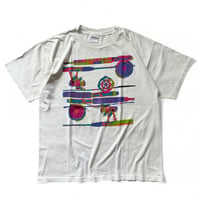 VINTAGE / ANDREW CARSON "fishing rod" T-SHIRT 90’s