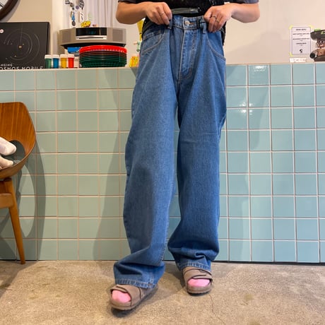 NEO BLUE / BAGGY SKATE PANTS