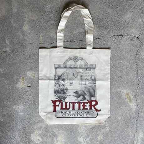 RELAX FIT × FLUTTER / ONSEN Arcade tote