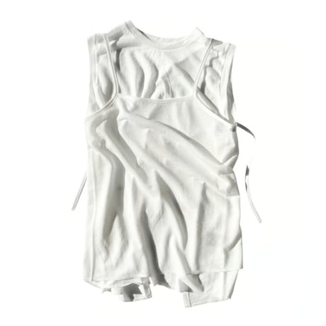 PHEENY / Cotton nylon sheer N/S ensemble