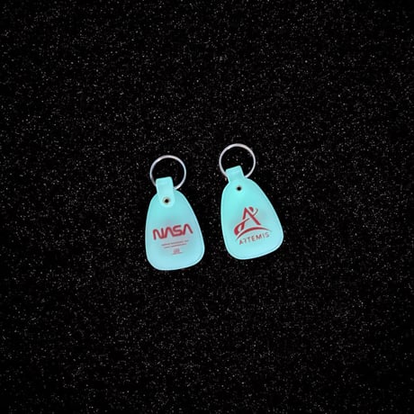 NASA WESTERN SADDLE KEY RING Glow in the Dark