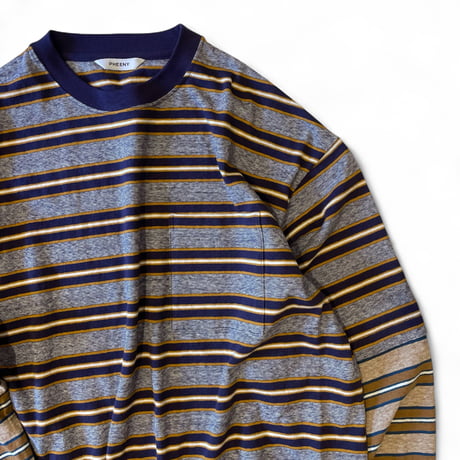 PHEENY / Multi border layered L/S