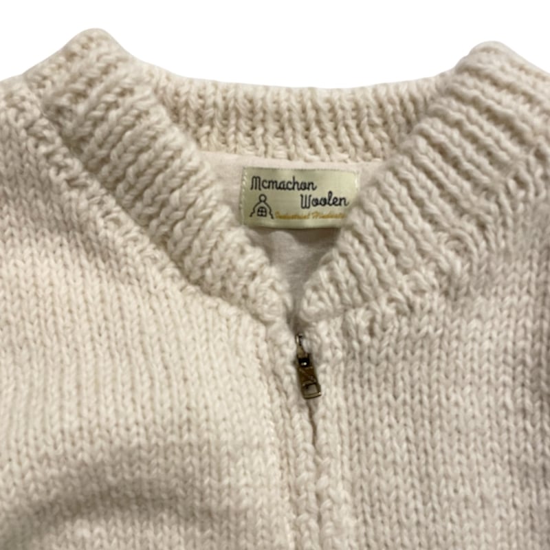 MacMahon Knitting Mills / Knit MA-1 3D BONE | F