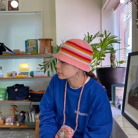 THE CREEM×FLUTTER / Cotton knit hat MULTI