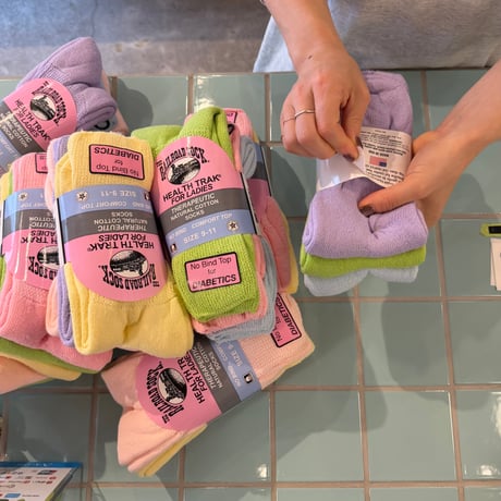 THE RAILROAD SOCK / Therapeutic Crew_(3pair) Candy Colors