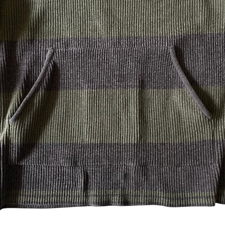 PHINGERIN / CORDY KNIT MEXPARKA STRIPE