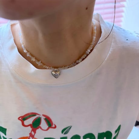 FLUTTER / Opal＆Karen Silver Choker