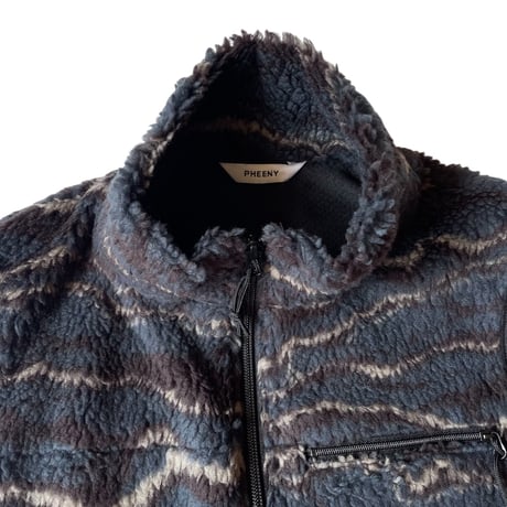 PHEENY / Wave boa vest