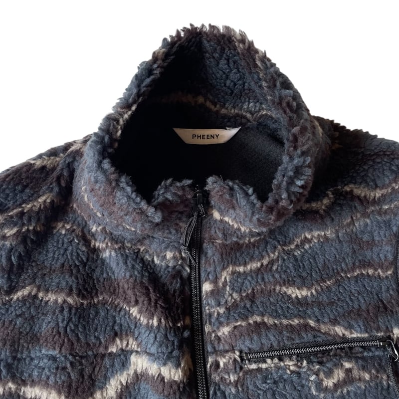 PHEENY / Wave boa vest | FLUTTER