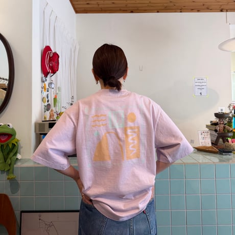 PHEENY / Printed S/S Tee "Jorney"