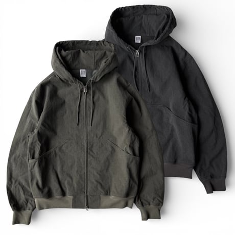 COMFORTABLE REASON / Pigment Coating Hooded Jacket