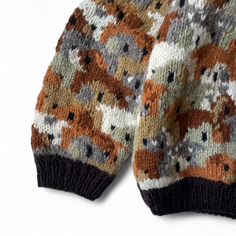 MacMahon Knitting Mills / Crew Neck Knit-DOGS