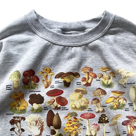 ATARAS SCREEN PRINTING / L/S Sweat "ULTIMATE MUSHROOM GUIDE"
