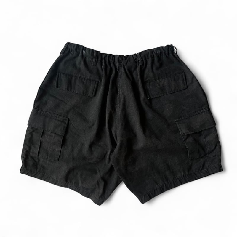 パンツ oddment Custom BDU SHORTS OVERDYED BLACK oddment Custom BDU SHORTS 