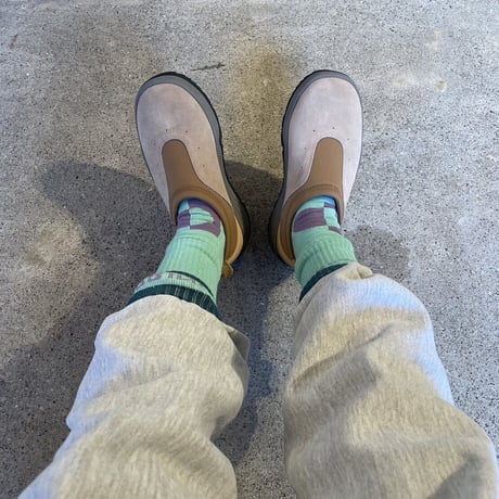 FLUTTER / FRONT MARK CREW SOCKS