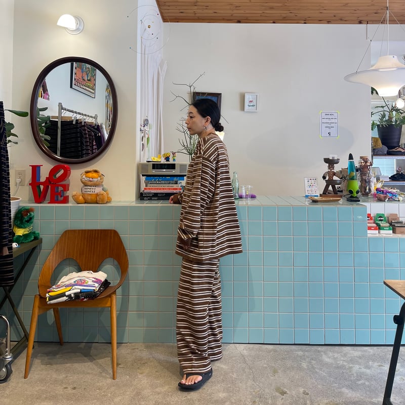 PHEENY / Velvet border L/S | FLUTTER