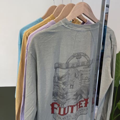 RELAX FIT×FLUTTER / ONSEN Arcade L/S TEE