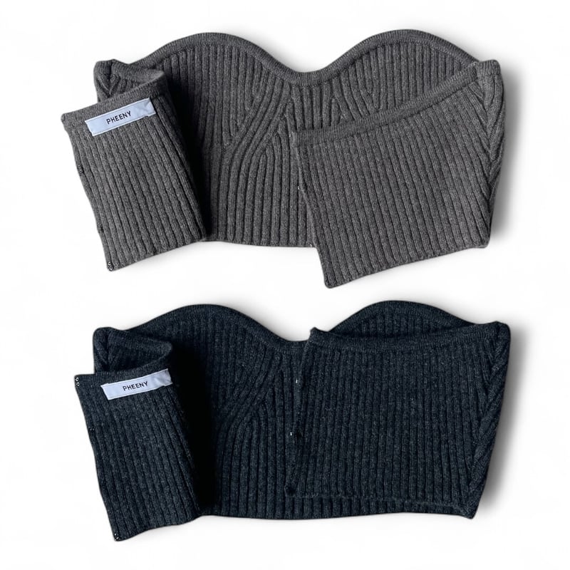 新品♡ミストレアス♡Nep Tweed Compact Bustier andwang Blair's tweed bustier - メルカリ