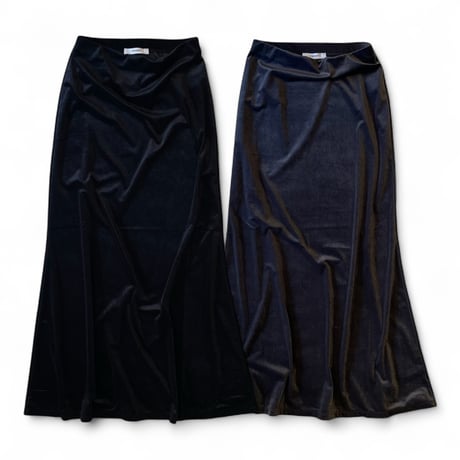 PHEENY / Sheer velour mermaid skirt