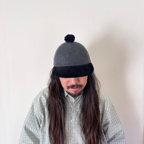 FLUTTER / 2WAY PONPON CAP Grey