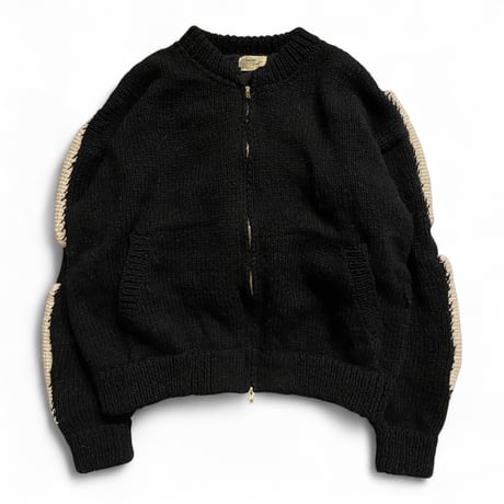 MacMahon Knitting Mills / Knit MA-1 3D BONE