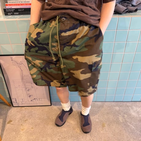 oddment / CUSTOM BDU SHORTS made in USA WOODLAND